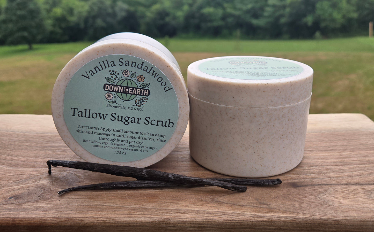 Tallow Sugar Scrub - Vanilla Sandalwood