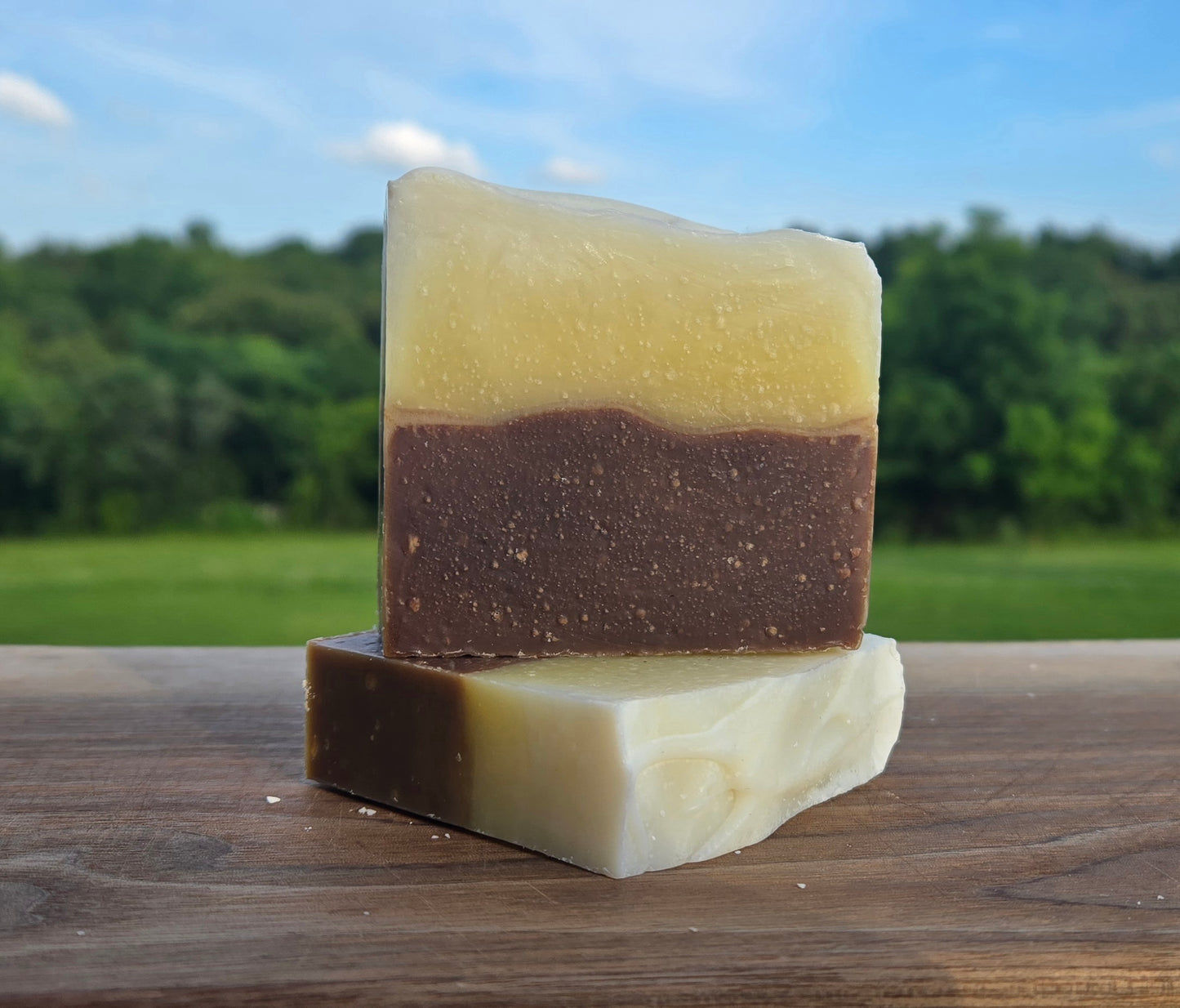 Chocolate Lemon Meringue Soap